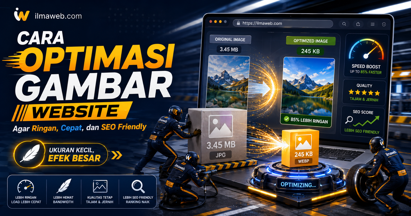 Cara Optimasi Gambar Website agar Ringan, Cepat, dan SEO Friendly